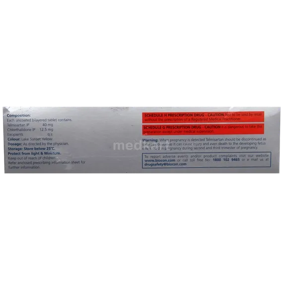 telmisat ct 40mg tablet 10's